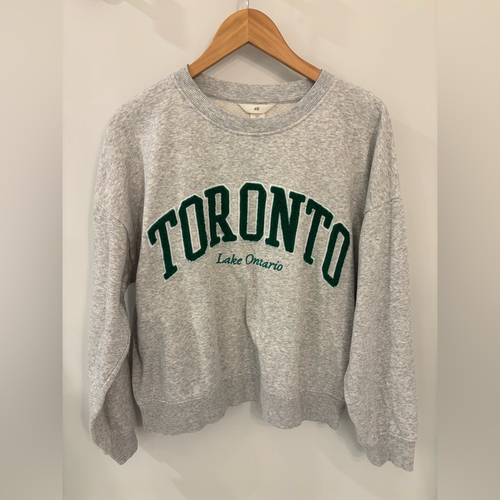 📗 H&M TORONTO Lake Ontario Crewneck